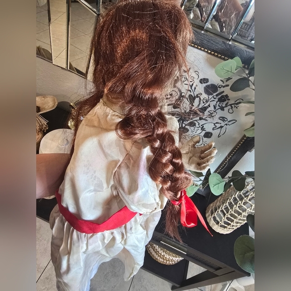 32" Tall Grim Girl Doll Halloween Prop Motion-Activated Spooky Creepy Decoration - Picture 6 of 7